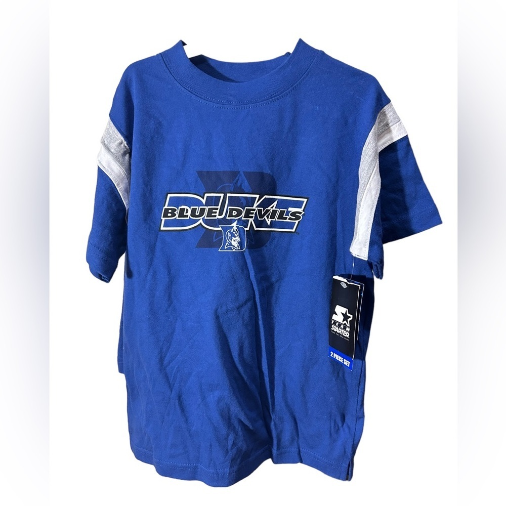 Duke boys tshirt and short set size 6/7 NTW